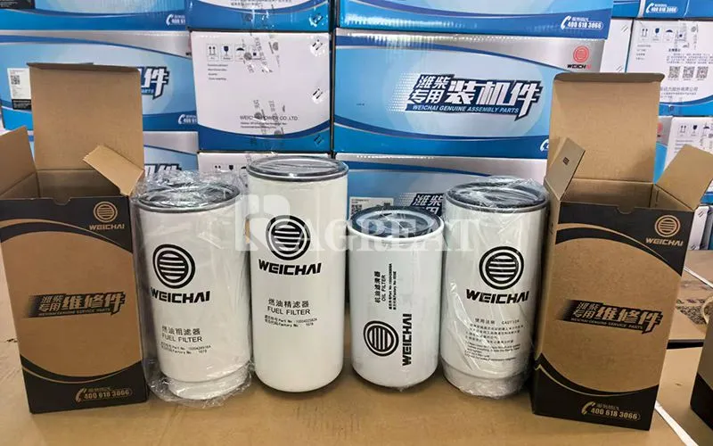 Diesel Engine Fuel Filter Cartridges1000700909 For Weichai WD615 WD10 Engine