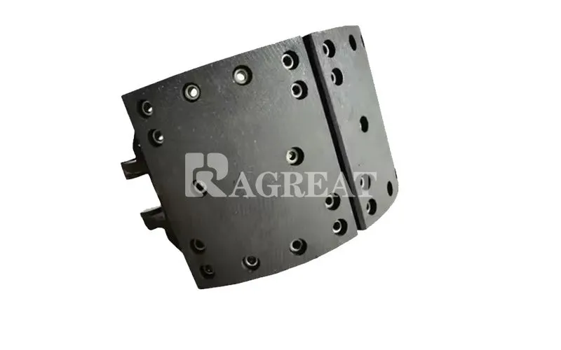 Genuine Sinotruck Truck Part Brake Shoe Assembly YZ711555101007 For Chinese Heavy Duty Truck