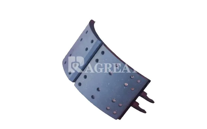 Genuine Sinotruck Truck Part Brake Shoe Assembly YZ711555101007 For Chinese Heavy Duty Truck