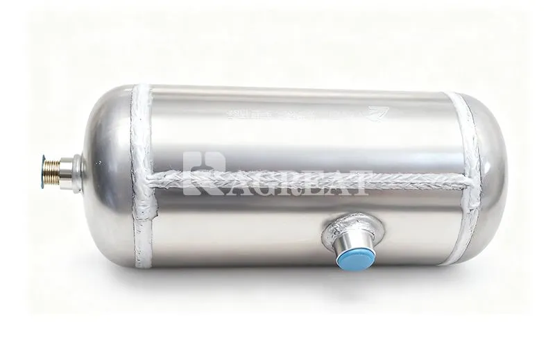 WG9000360789 Truck Parts Aluminum Alloy Air Reservoir Assembly For HOWO Shacman