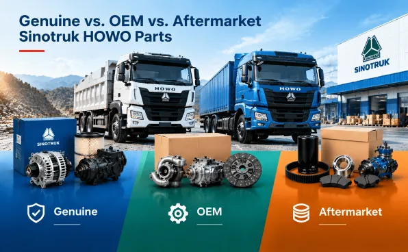 Genuine vs. OEM vs. Aftermarket Sinotruk HOWO Parts: What’s the Difference?