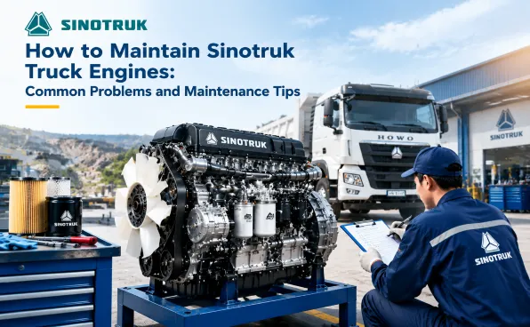 How to Maintain Sinotruk Truck Engines: Common Problems and Maintenance Tips