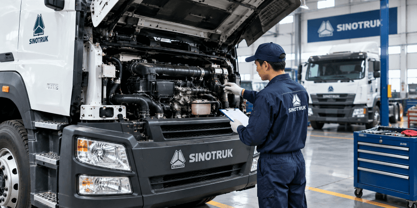 How to Maintain Sinotruk Truck Engines: Common Problems and Maintenance Tips