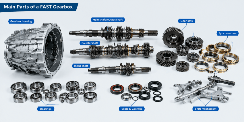 What Are the Main Parts of a FAST Gearbox?cid=5